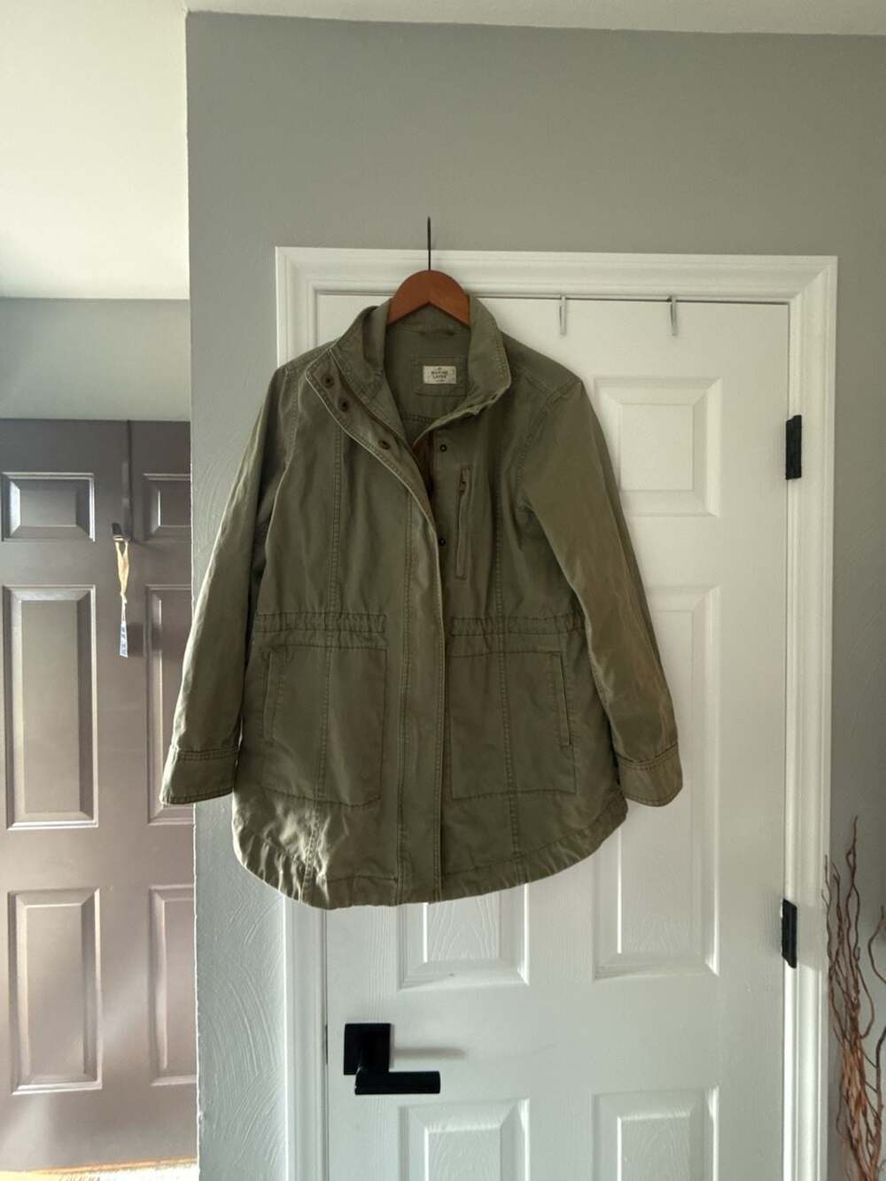 Marine Layer Olive Green Utility Field Jacket